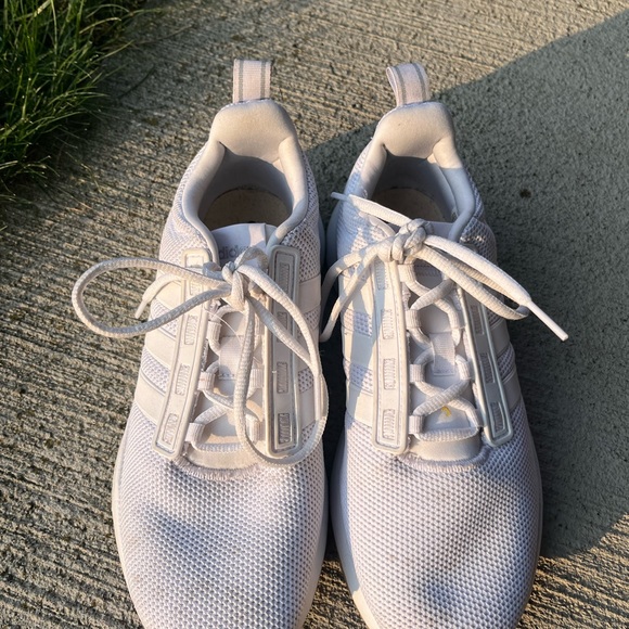 White Adidas Sneakers - Picture 3 of 8